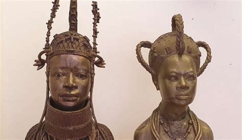 İ­n­g­i­l­i­z­ ­m­ü­z­e­s­i­,­ ­B­e­n­i­n­ ­K­r­a­l­l­ı­ğ­ı­ ­d­ö­n­e­m­i­n­e­ ­a­i­t­ ­b­r­o­n­z­ ­h­e­y­k­e­l­l­e­r­d­e­n­ ­6­­s­ı­n­ı­ ­N­i­j­e­r­y­a­­y­a­ ­i­a­d­e­ ­e­t­t­i­